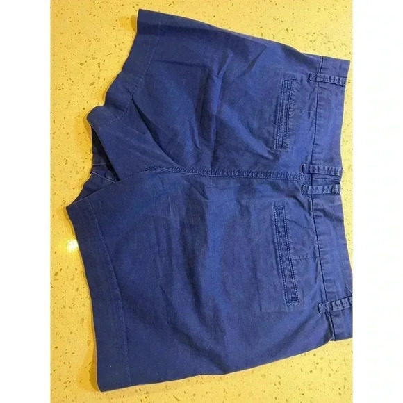Calvin Klein women’s chino shorts blue size 10 - Picture 3 of 4